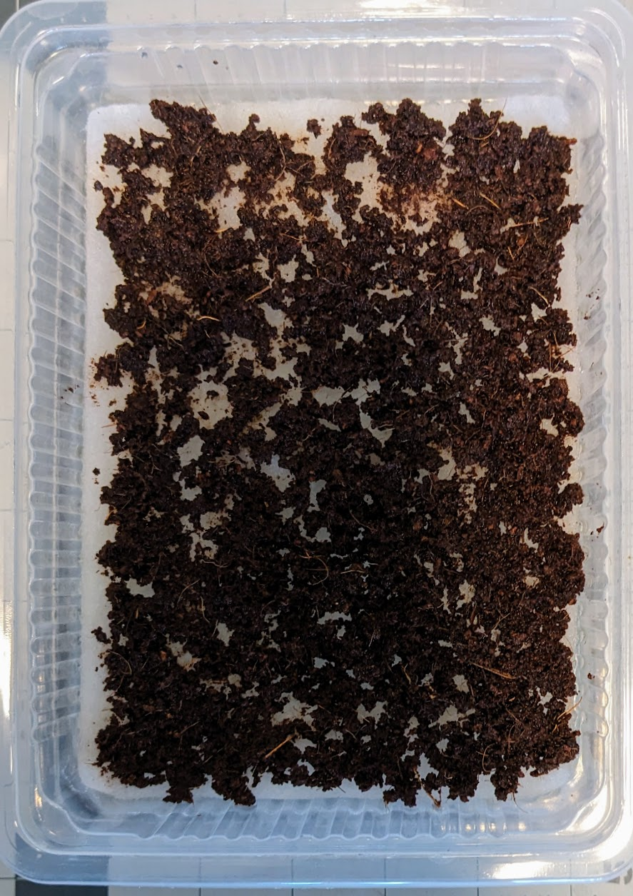 Growing medium crumble